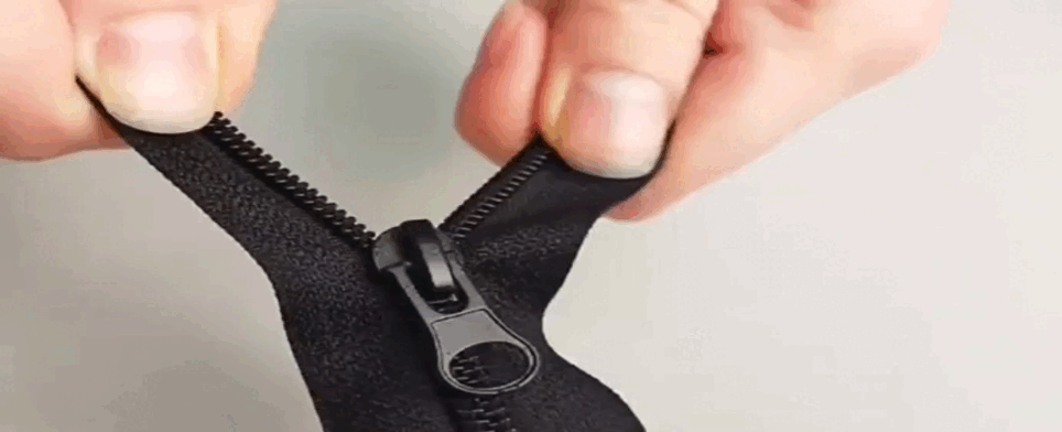 Молнии тракторные и спиральные из 100% нейлона и 100% полиэстера